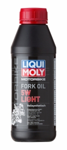 LIQUI MOLY Motociklu dak&scaron;u un amortizatoru sintētiskā eļļa 5W Light 500ml
