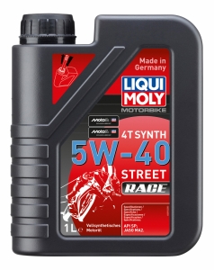 LIQUI MOLY Motociklu sintētiskā 4-taktu eļļa 4T 5W-40 1L