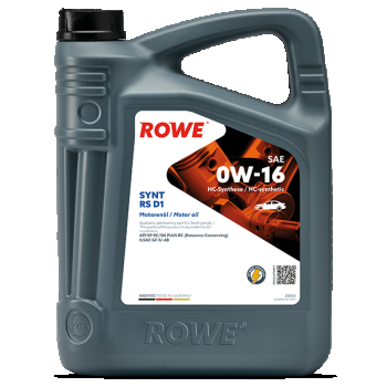 ROWE SYNT RS D1 SAE 0W-16 5L